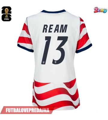 Lacne Ženy Futbalové dres Spojené štáty Tim Ream #13 MS 2026 Krátky Rukáv - Domáci